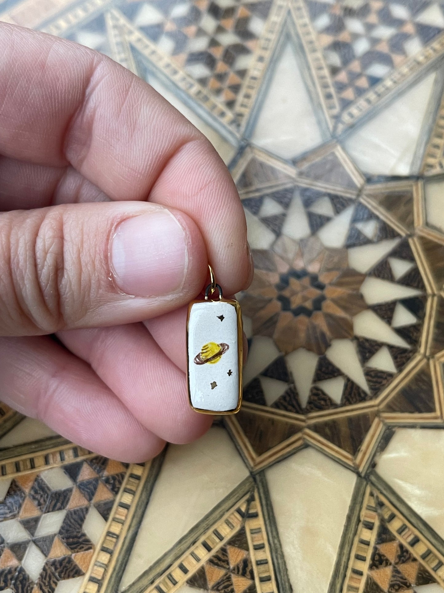 Planet charm pendant