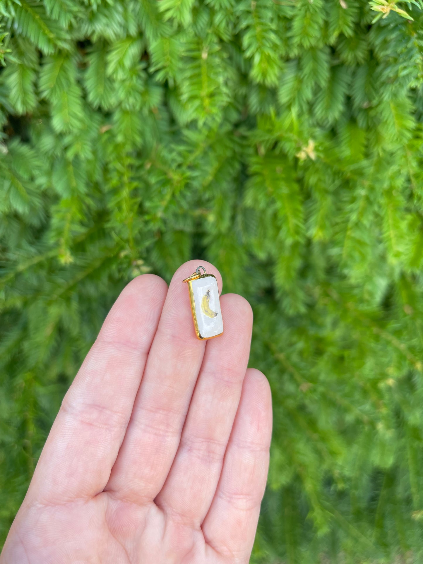 Ripe banana charm