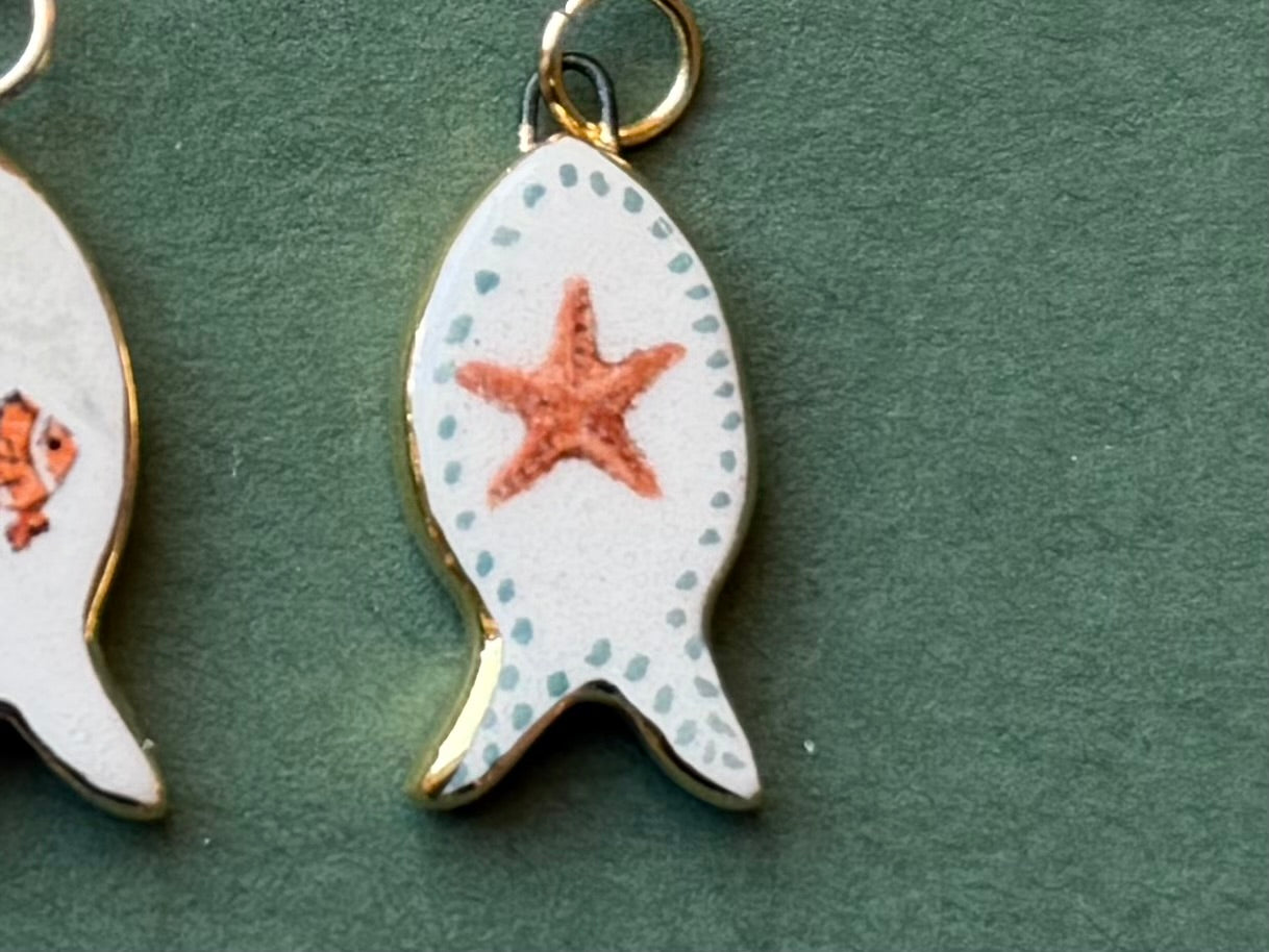 Seaside pendant charms
