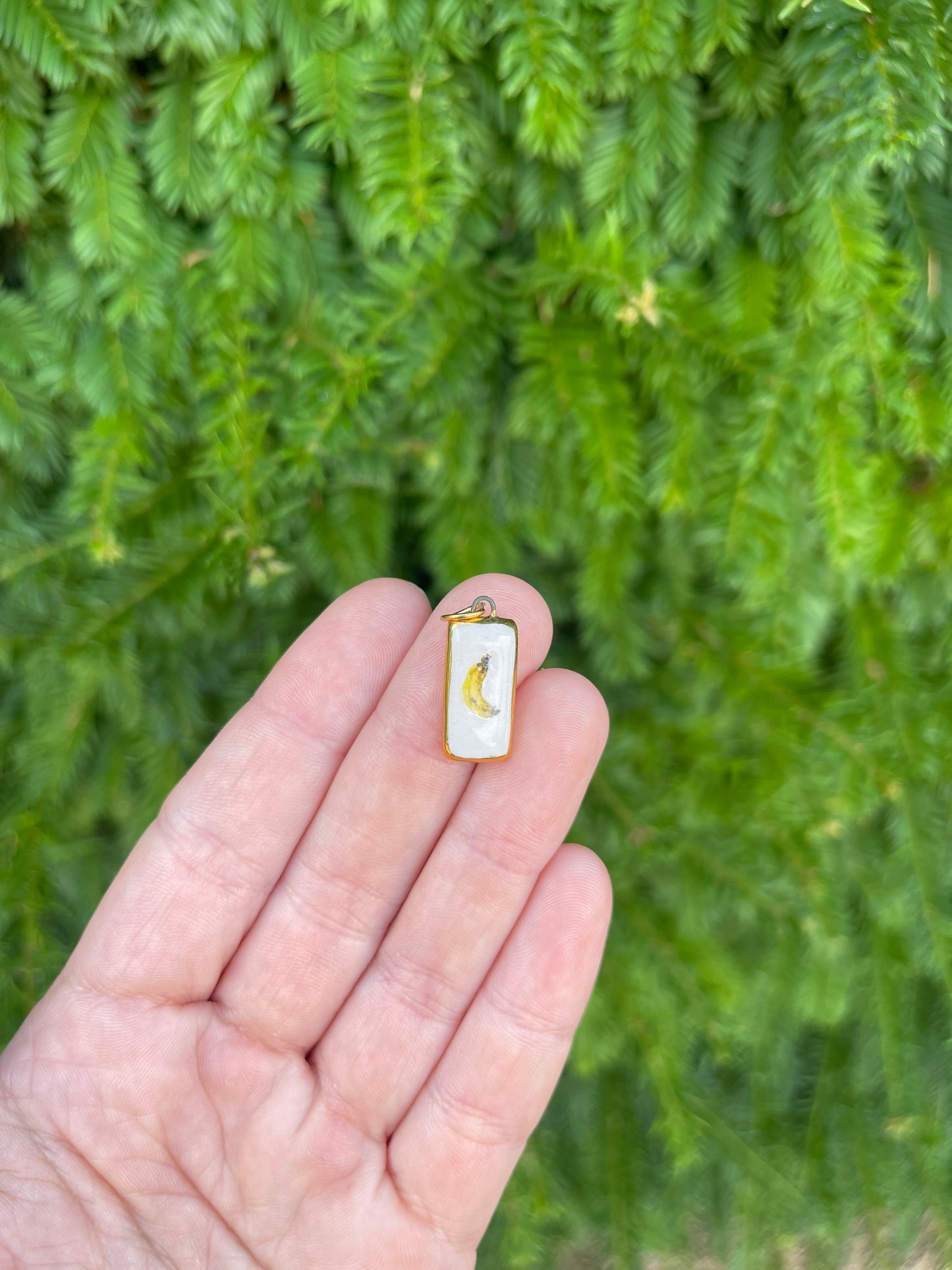 Ripe banana charm