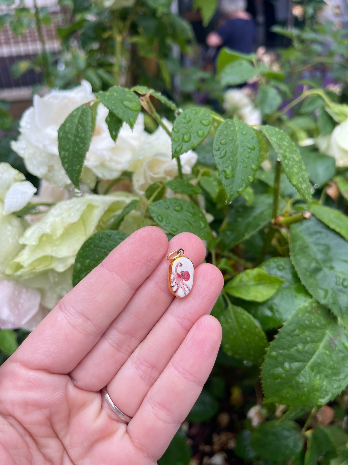 Octopus charm pendant