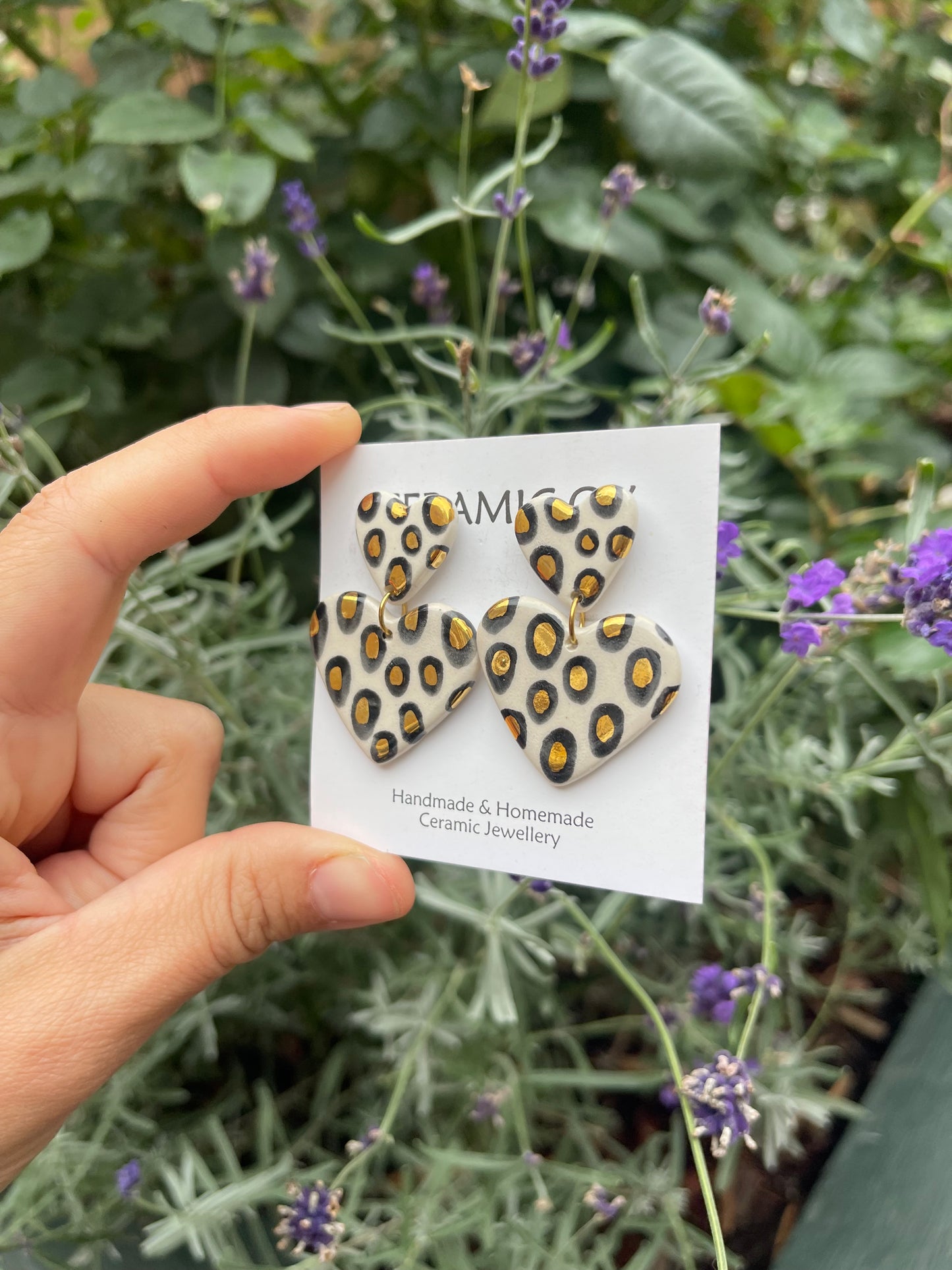 Double heart black spot ‘leopard’