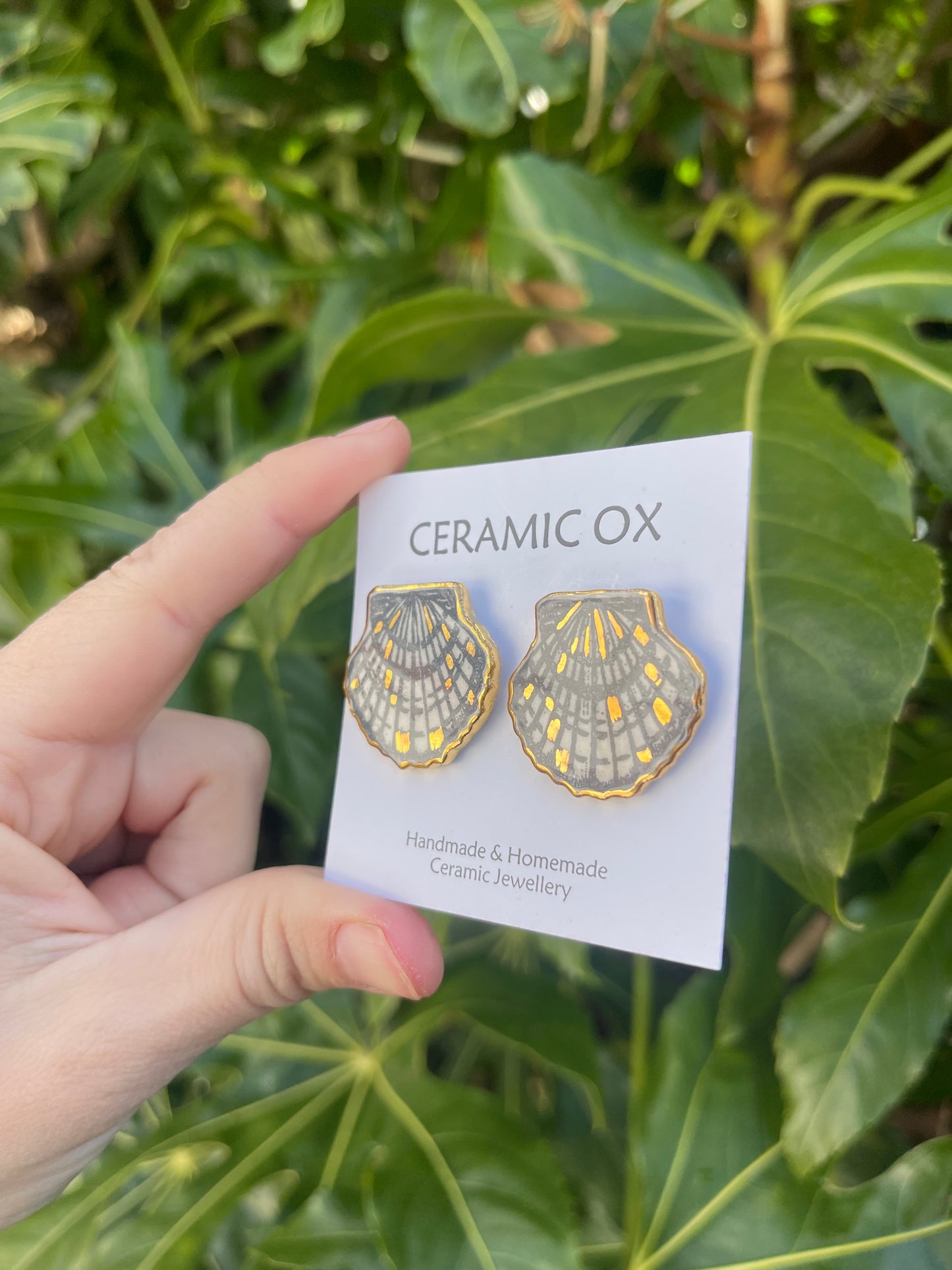 Scallop Shell studs