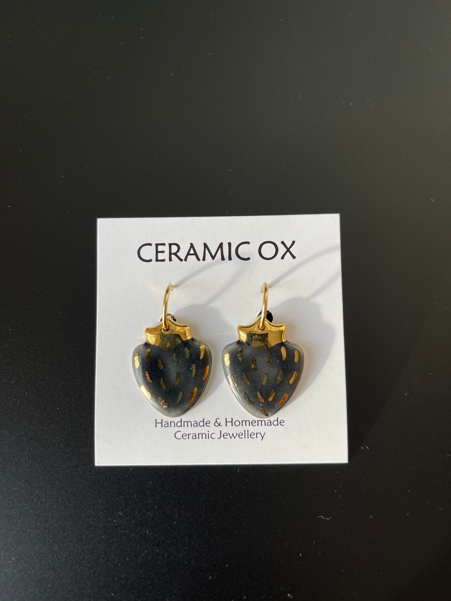 Black strawberry hoops