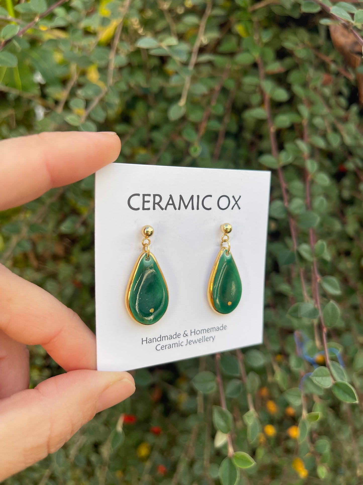 Emerald Green teardrop