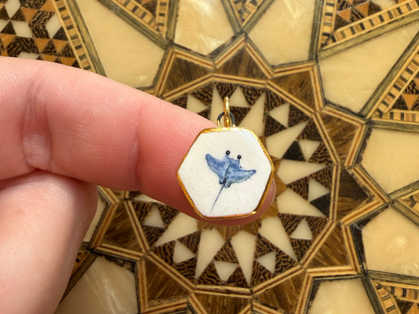 Manta Ray pendant charm