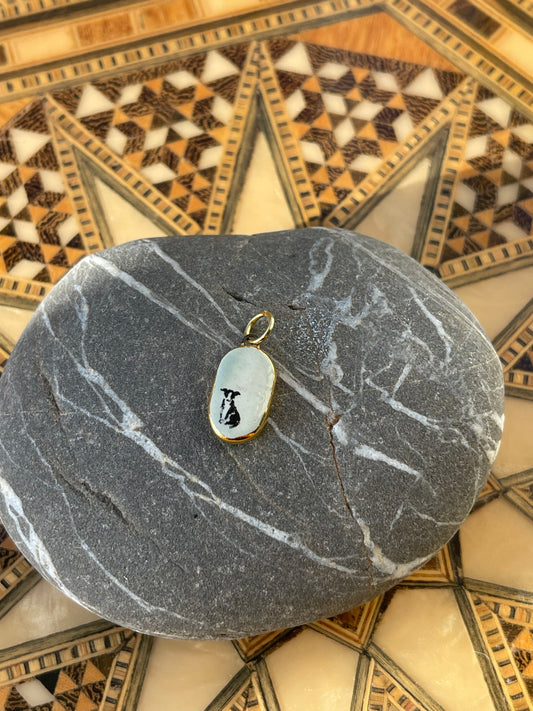 ‘Collie’ pendant charm