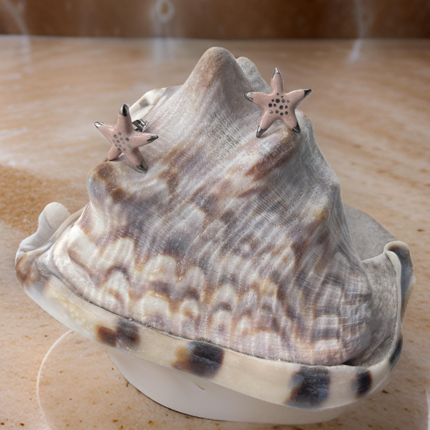 Pink clay starfish LIMITED EDITION