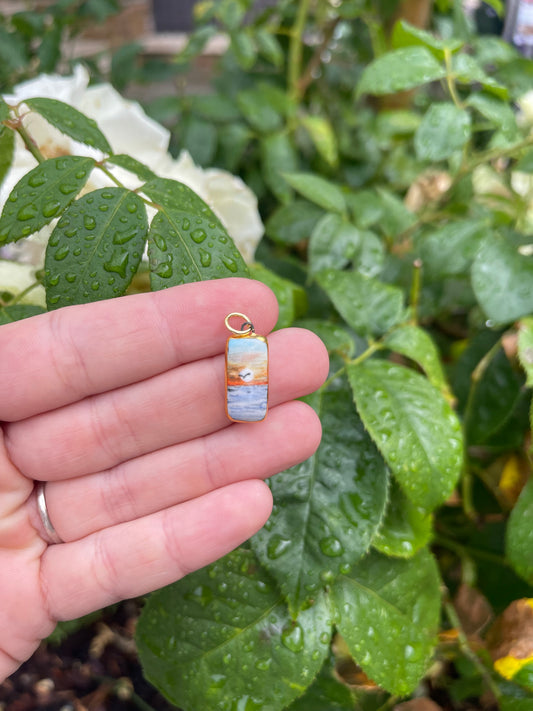 Sunset pendant charm