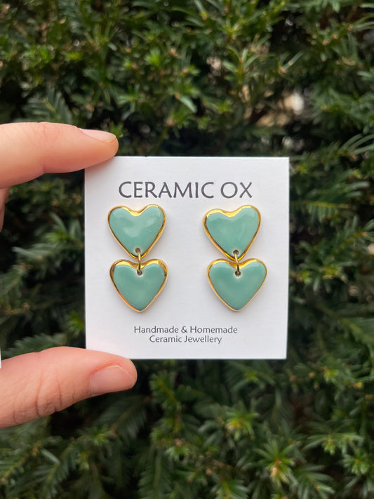 Double jade hearts