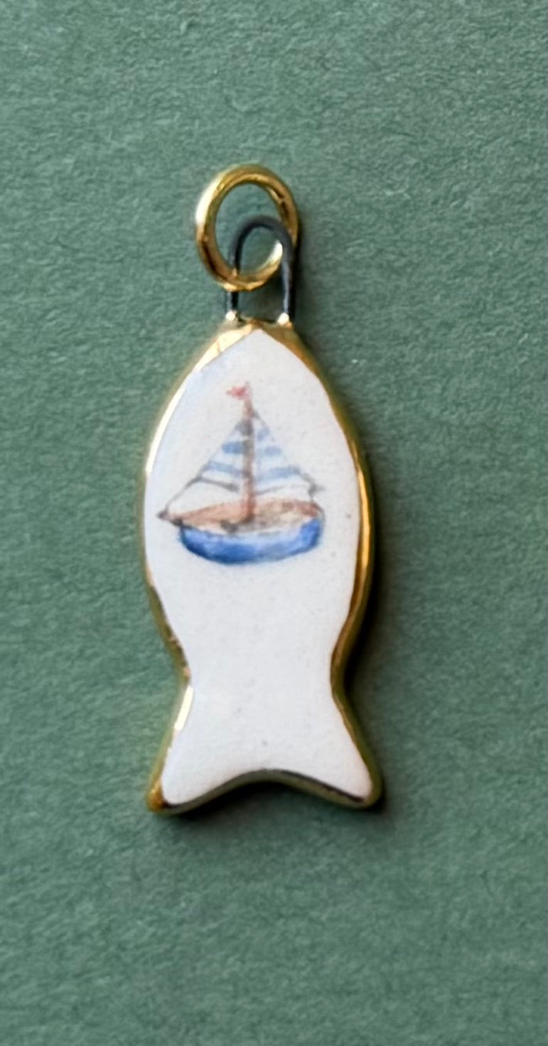 Seaside pendant charms