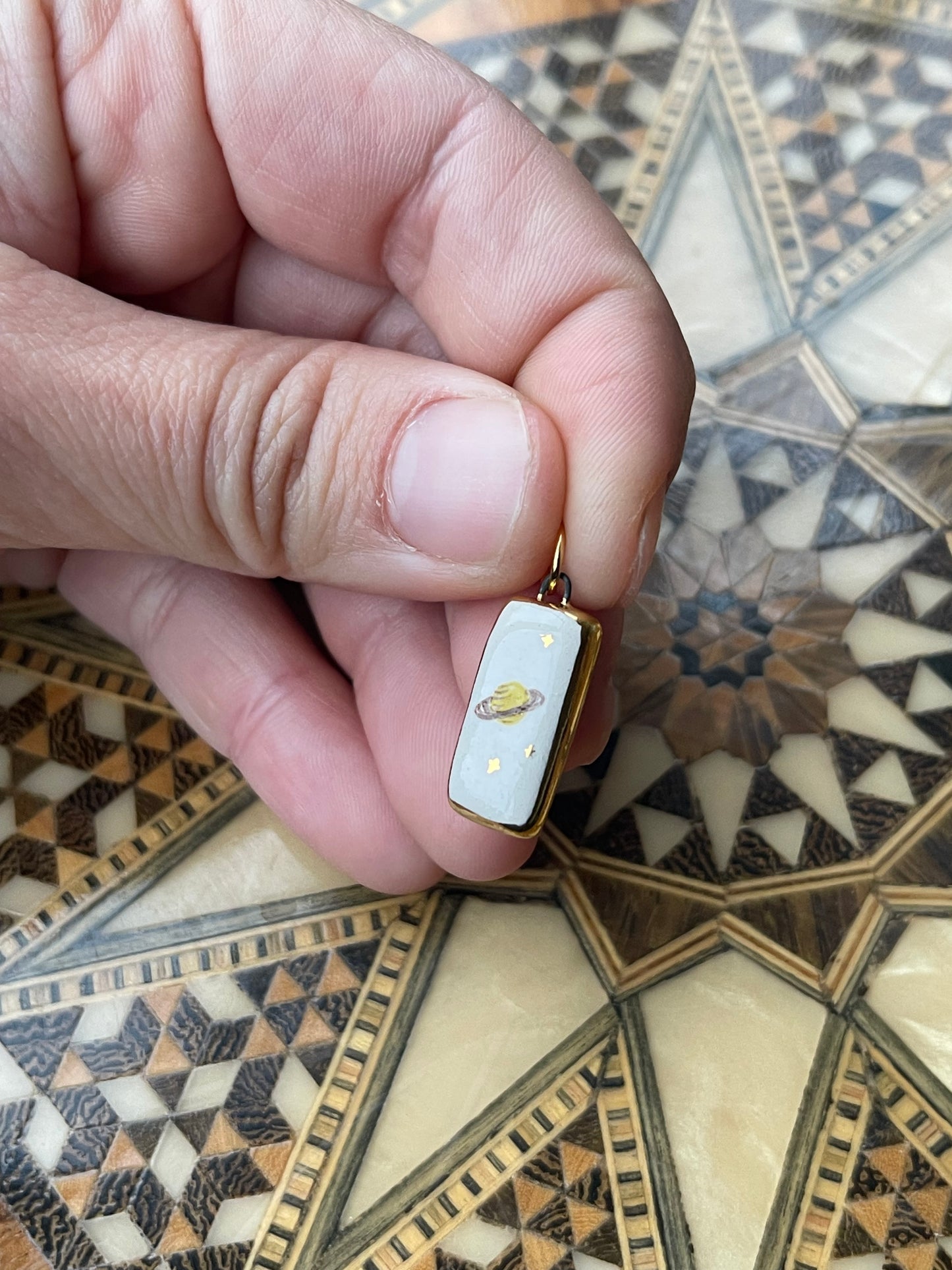 Planet charm pendant