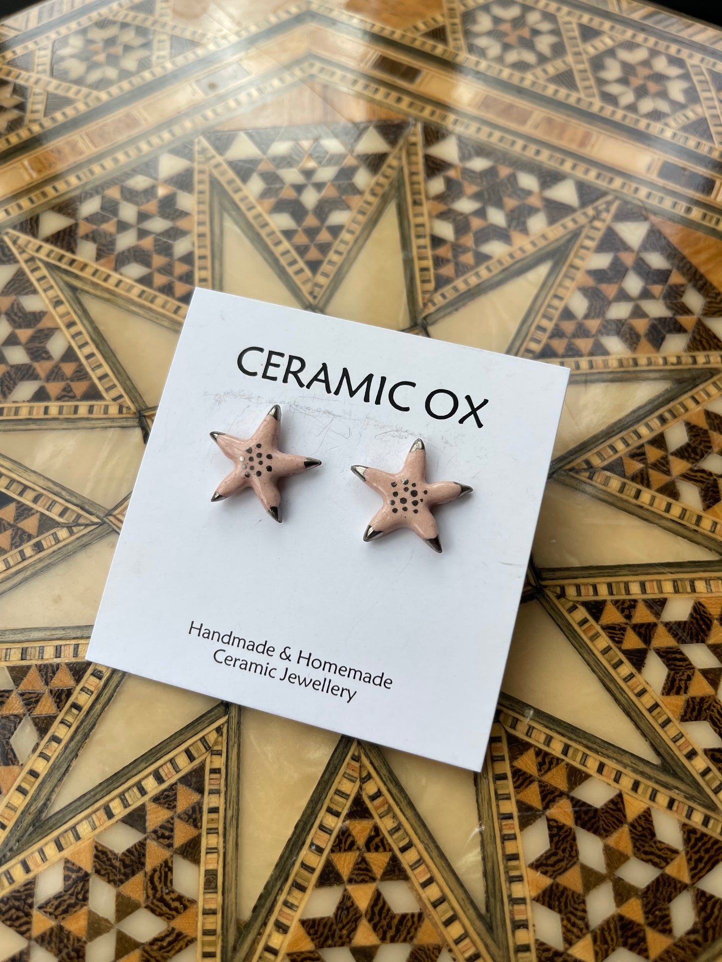 Pink clay starfish LIMITED EDITION