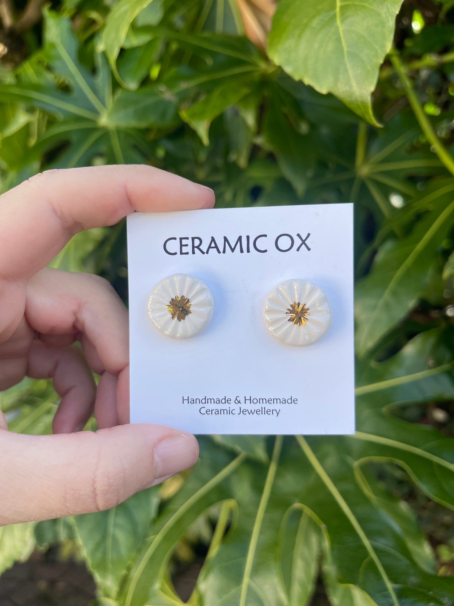 Circle sunshine studs