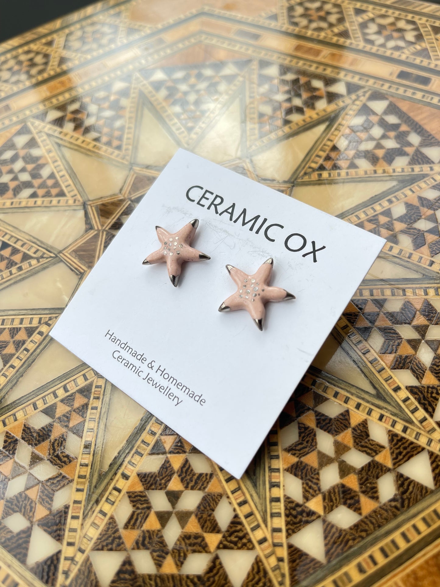 Pink clay starfish LIMITED EDITION