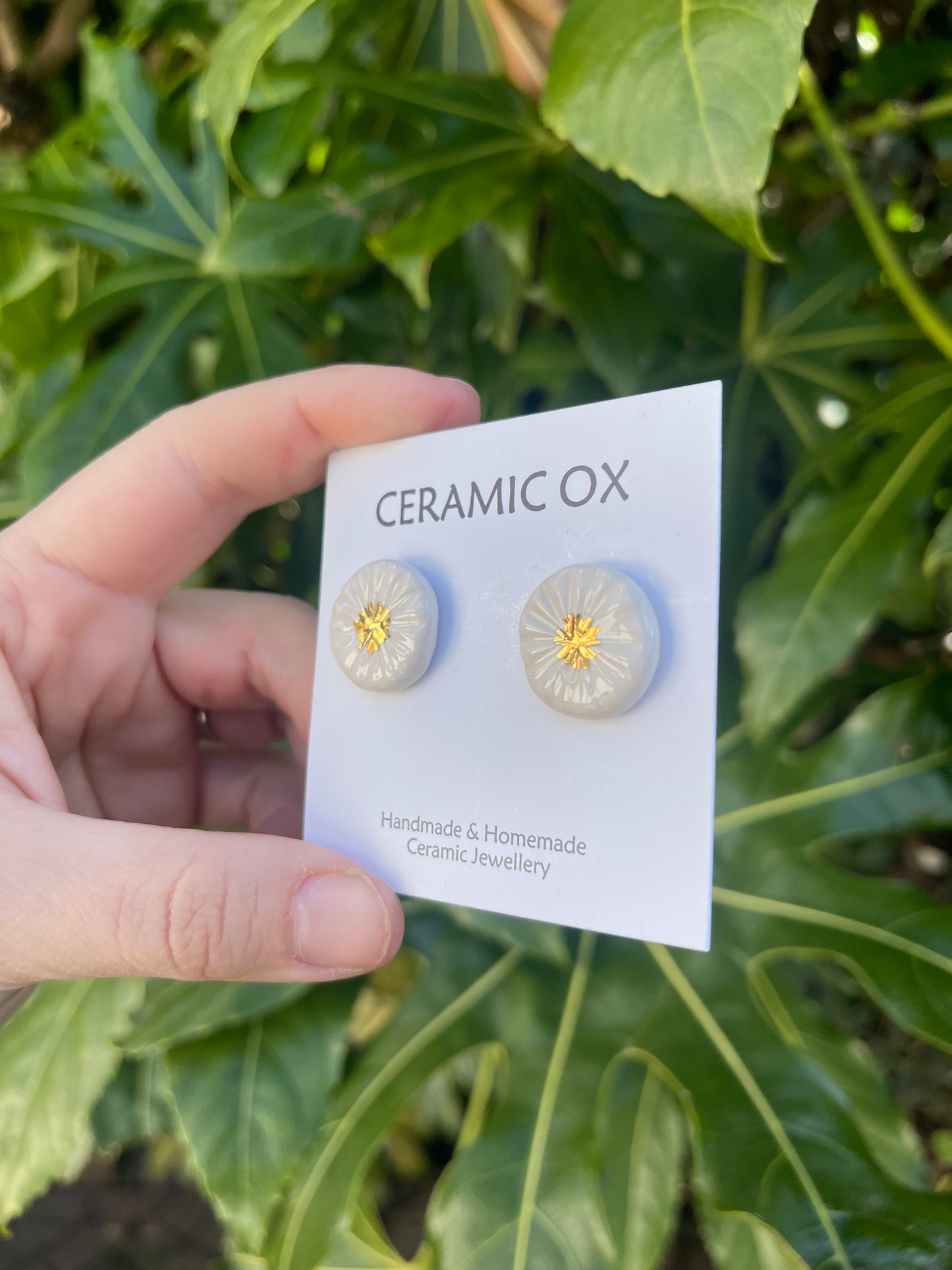 Circle sunshine studs