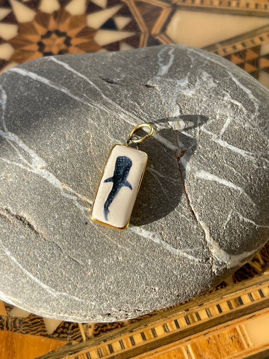 ‘Whale shark’ pendant charm