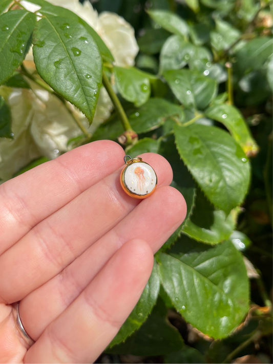 Jellyfish pendant charm