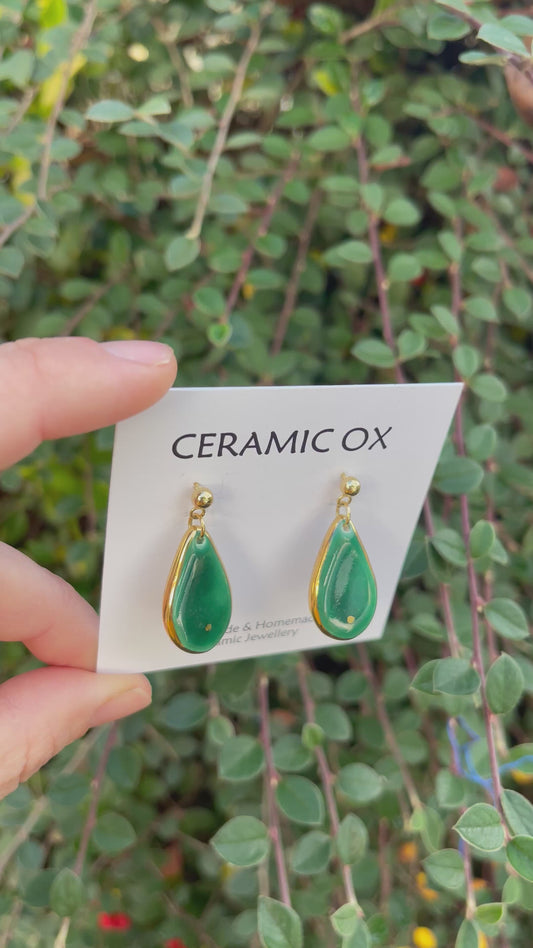 Emerald Green teardrop